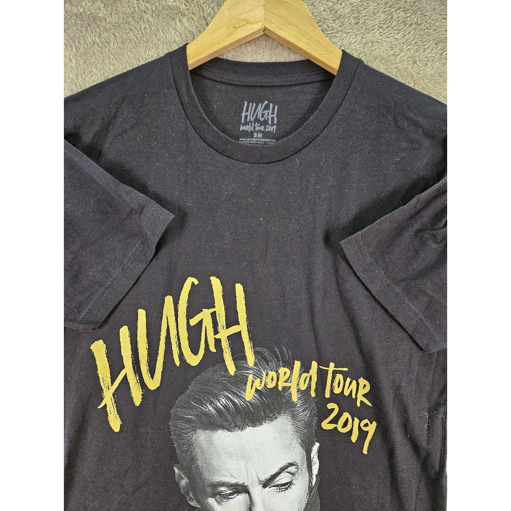 Hugh Jackman The Man The Music The Show World Tour 2019 T-shirt 100% Cotton - Picture 3 of 10